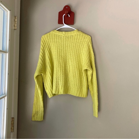 American Eagle Yellow Cozy Sweater S - Picture 4 of 5